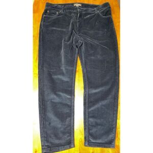 Ash & Erie Corduroy Pant Men 36x26 Navy Regular Fit 5-Pocket Chino